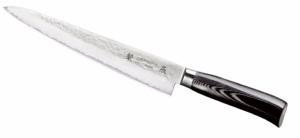 Couteau de cuisine Japonais Tamahagane Hammered 24 cm sujihiki