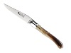 GILLES FONTENILLE-PATAUD - COUTEAU LAGUIOLE NATURE POINTE DE CORNE BLONDE 12CM INOX